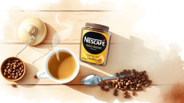 ネスカフェ カフェインレスのカフェイン量が超少なくて驚き😲 妊婦さんや夜でも安心して飲める理由