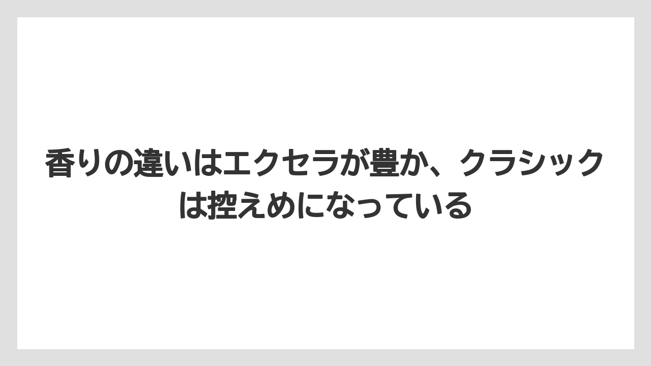 【コーヒー】【コーヒー粉】【コーヒー豆】【ドリップコーヒー】【焙煎】香りの違いはエクセラが豊か、クラシックは控えめになっている