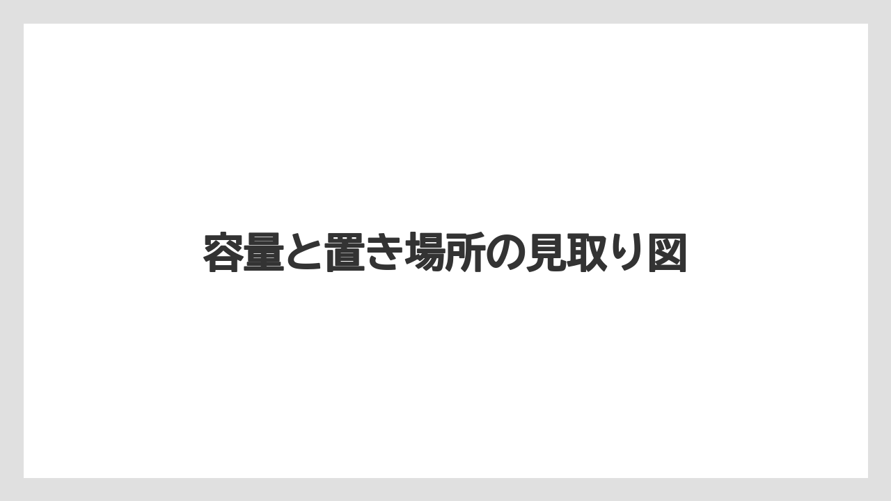 【コーヒーメーカー】【象印】容量と置き場所の見取り図