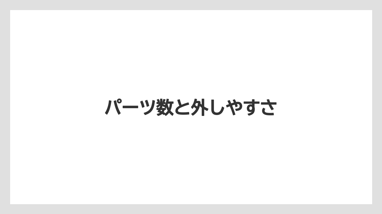 【カプセル】【コーヒーメーカー】【コーヒー豆】【ドリップ】【フィルター】パーツ数と外しやすさ