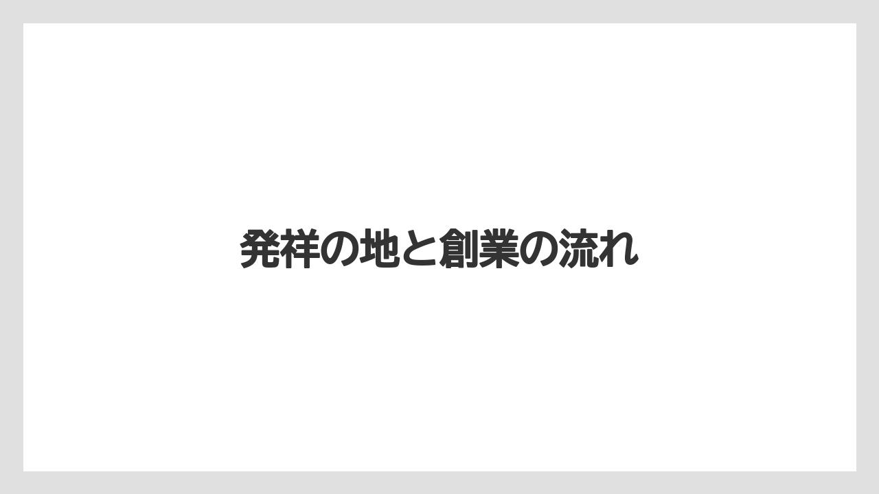 【コーヒーミル】【スペシャルティ】【ドリッパー】【ドリップ】【ハリオ】発祥の地と創業の流れ